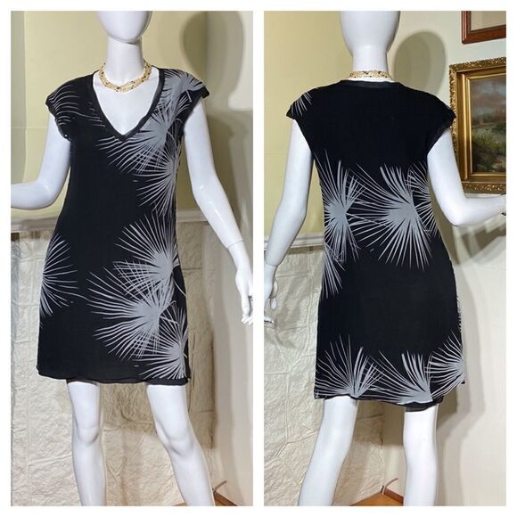 Rachel Mara 100% Silk Mini Dress Made in Canada - Picture 1 of 14